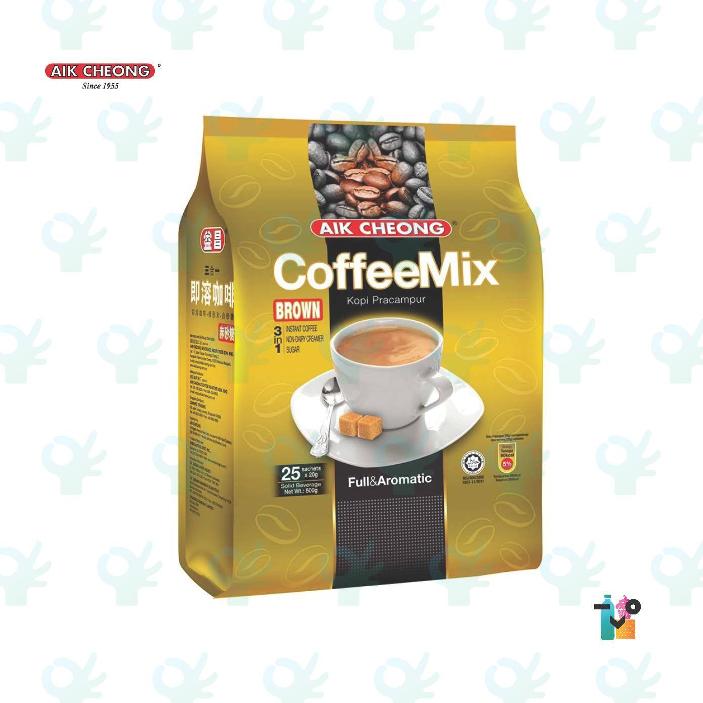 Ofiskita Aik Cheong CoffeeMix 3 in 1 Instant Coffee Creamer (Brown